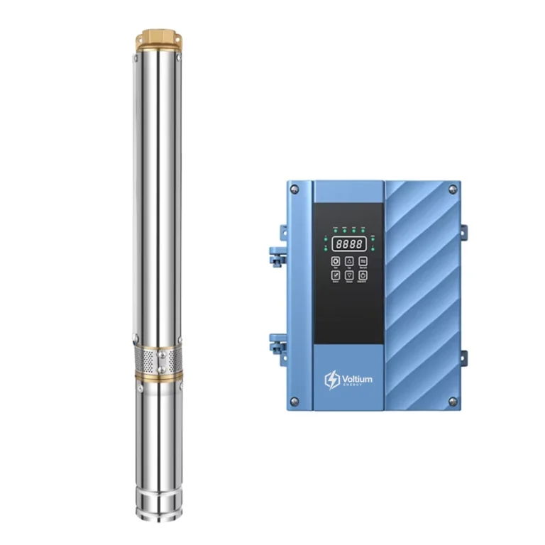125m AC DC Hybrid Solar Borehole Pump with Controller