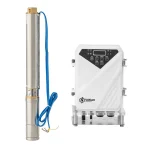 180m AC DC Hybrid Solar Borehole Pump with Controller
