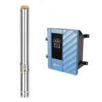 95m AC DC Hybrid Solar Borehole Pump with Controller